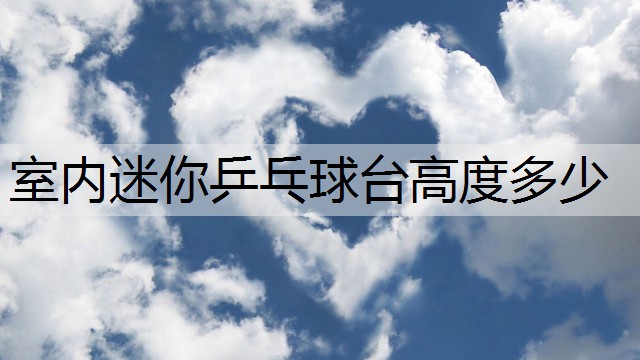 室内迷你乒乓球台高度多少
