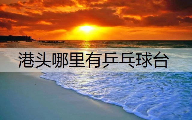港头哪里有乒乓球台